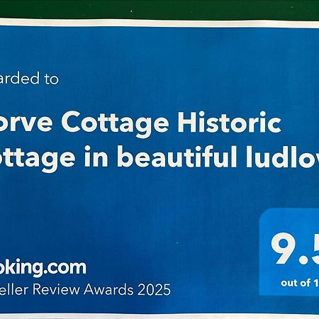 Corve Cottage Historic Cottage In Beautiful Ludlow Exterior photo